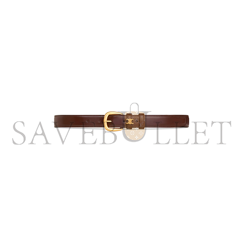 CELINE VIVIENNE BELT 25MM IN TAURILLON LEATHER 45BNN3A01.18CS